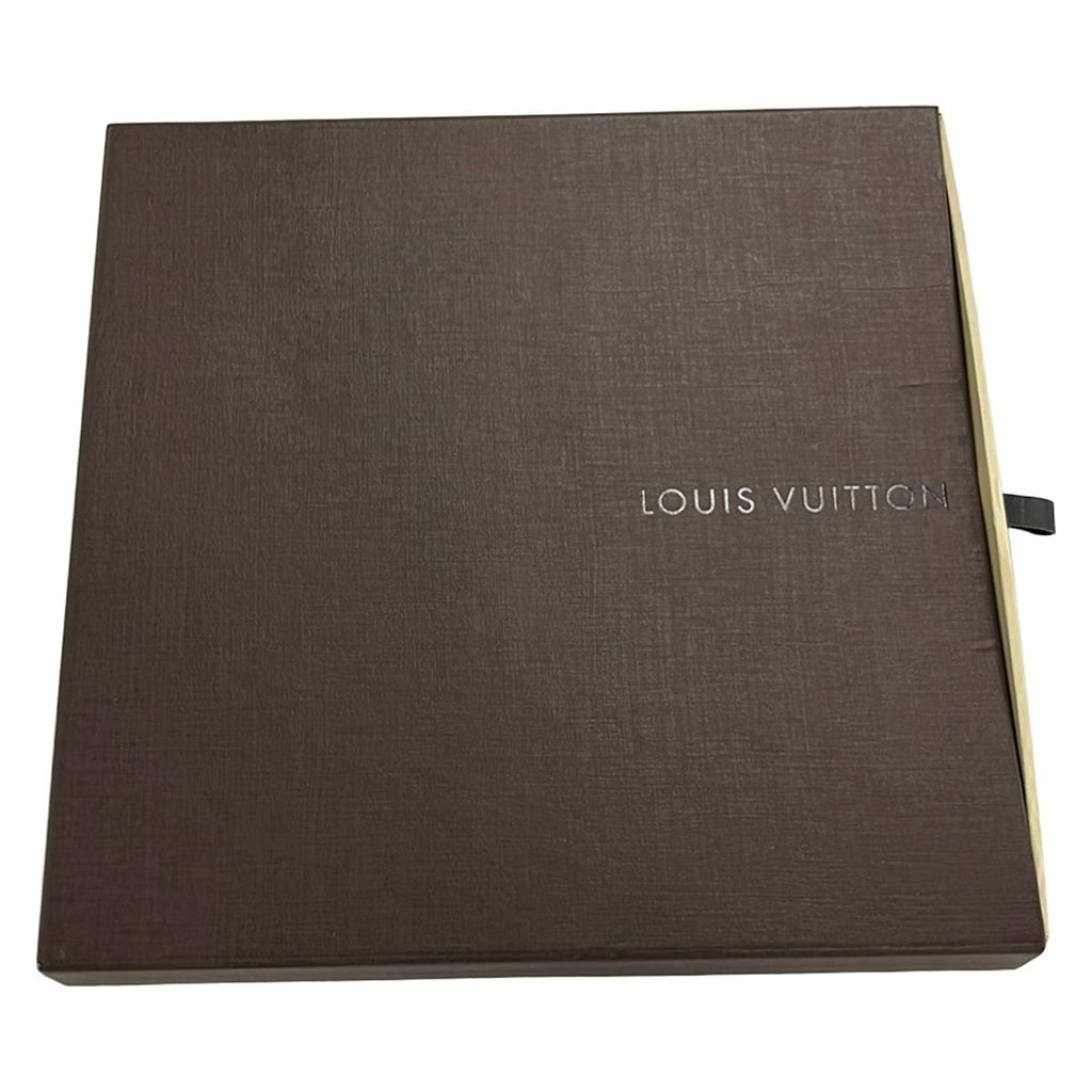 Louis Vuitton Shawl Red Dark Brown Multi Monogram Pattern Cotton Silk Scarf — view 5