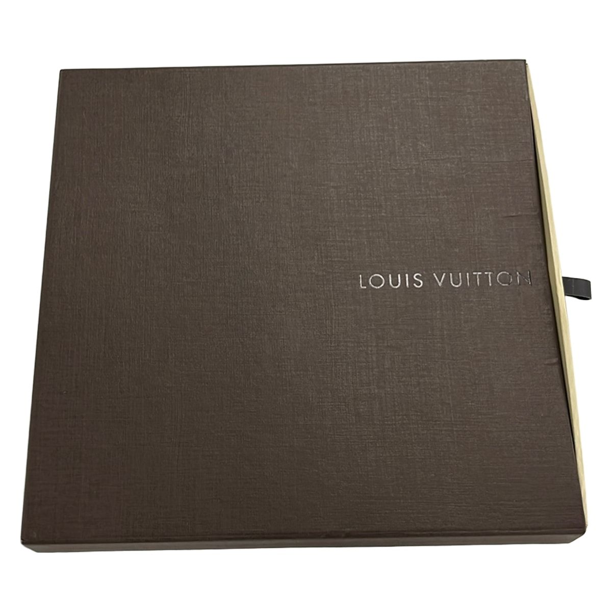 Louis Vuitton Shawl Red Dark Brown Multi Monogram Pattern Cotton Silk Scarf — view 5