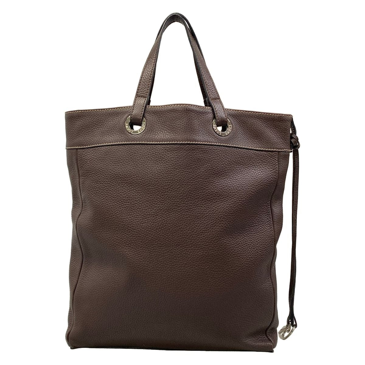Loewe Tote Dark Brown Leather — view 3