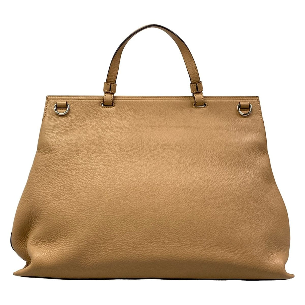 Gucci Handbag Bamboo Daily Brown Leather — view 3