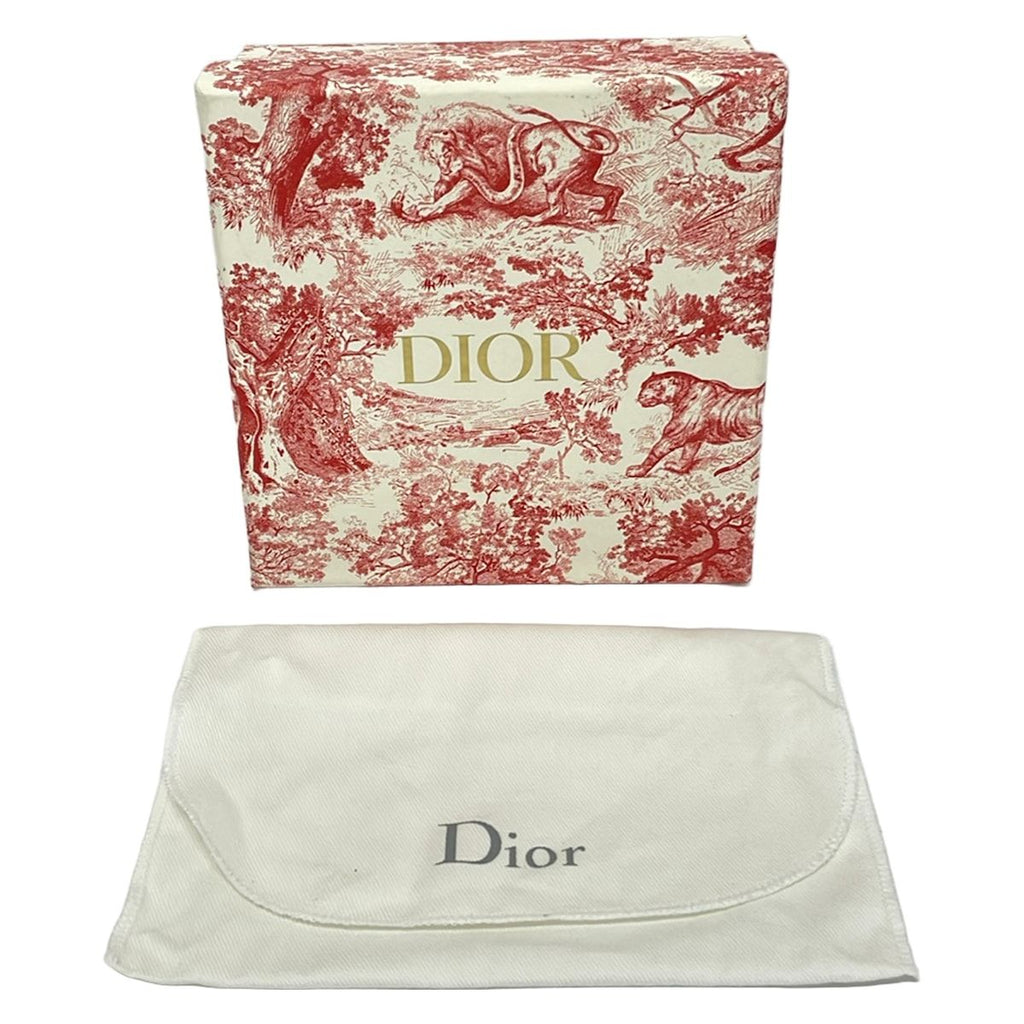 Dior Bifold Wallet Lady Black Silver Leather — view 6