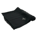 Louis Vuitton Shawl Black Lame Monogram Pattern Silk Scarf