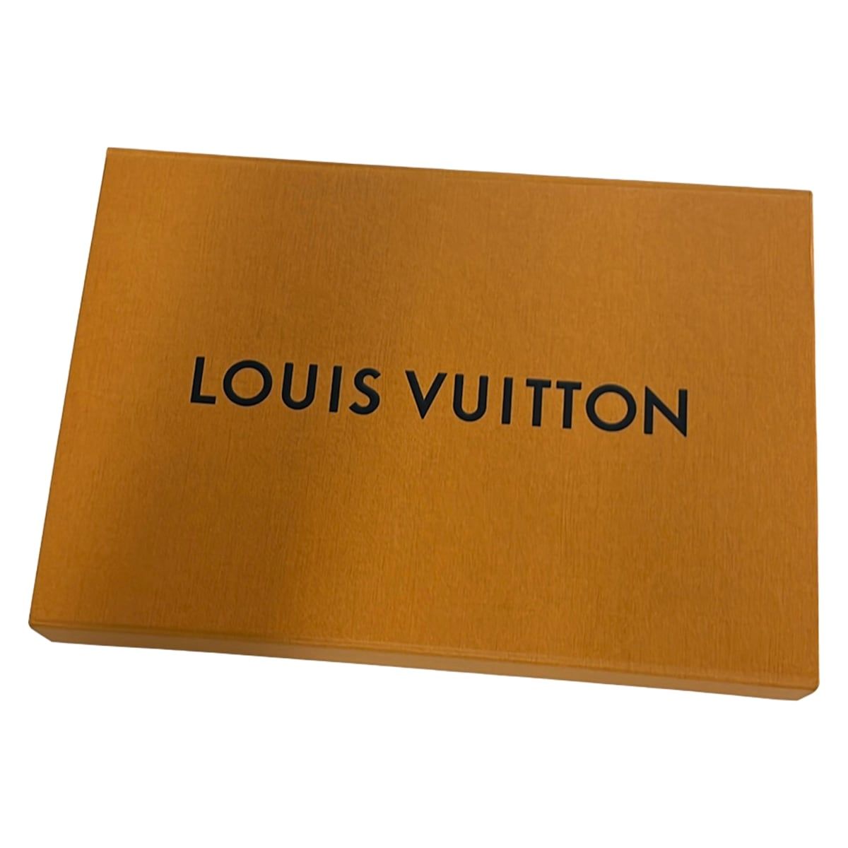 Louis Vuitton Shawl Black Lame Monogram Pattern Silk Scarf — view 5