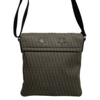 Saint Laurent Paris Shoulder Bag Black Beige Star Leather — view 3