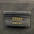 Fendi Shoulder Bag Pack Yellow Black Leather — view 8