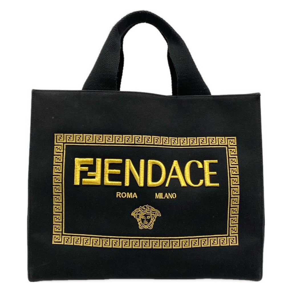 Fendi Tote Black Gold Fendace