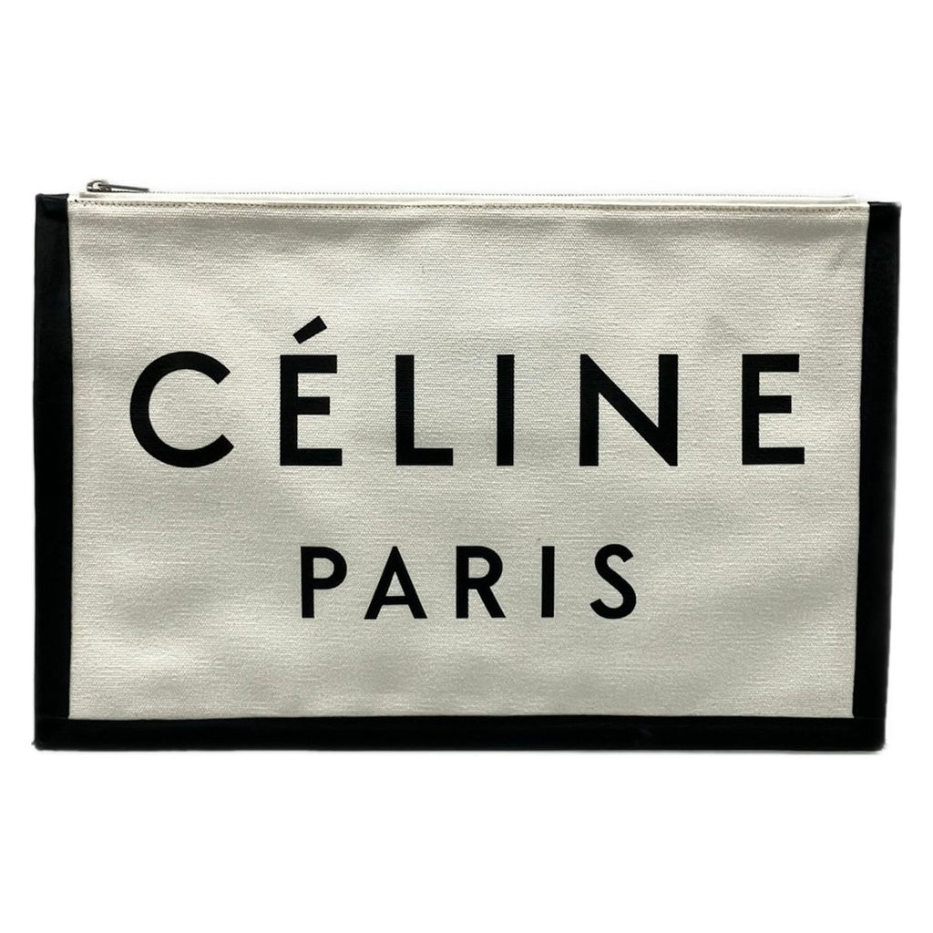 Celine Clutch Ivory Black