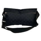 Gucci Waist Pouch GG Pattern Black Leather — view 3
