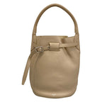 Celine Handbag Big Bag Bucket Gray Beige Leather