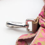 Fendi Shoulder Strap Yue Short Flower Ribbon Beige Pink Silver — view 5