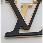 Louis Vuitton Porte Cles Capucines Key Holder Charm Gold Black LV Logo — view 2