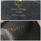 Louis Vuitton Pochette Cles Monogram Empreinte Noir Black Leather Coin Case — view 8