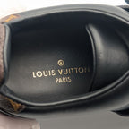 Louis Vuitton Front Row Line Monogram Studs Black Velcro Strap Sneakers — view 9