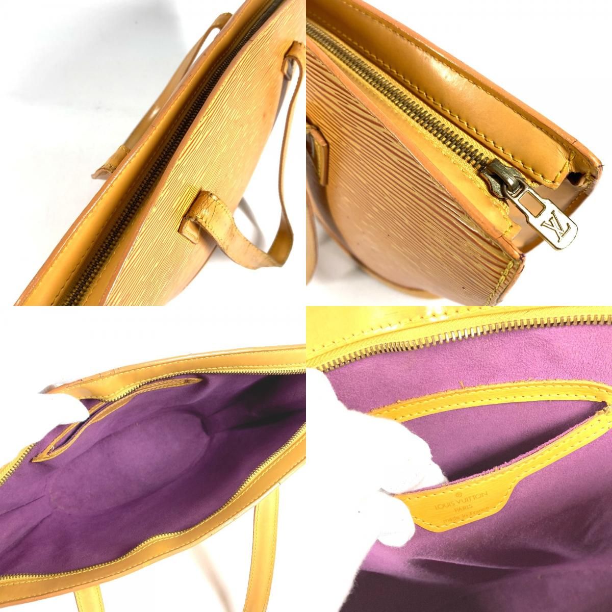 Louis Vuitton Handbag Saint Jacques Epi Leather Tassili Yellow — view 8
