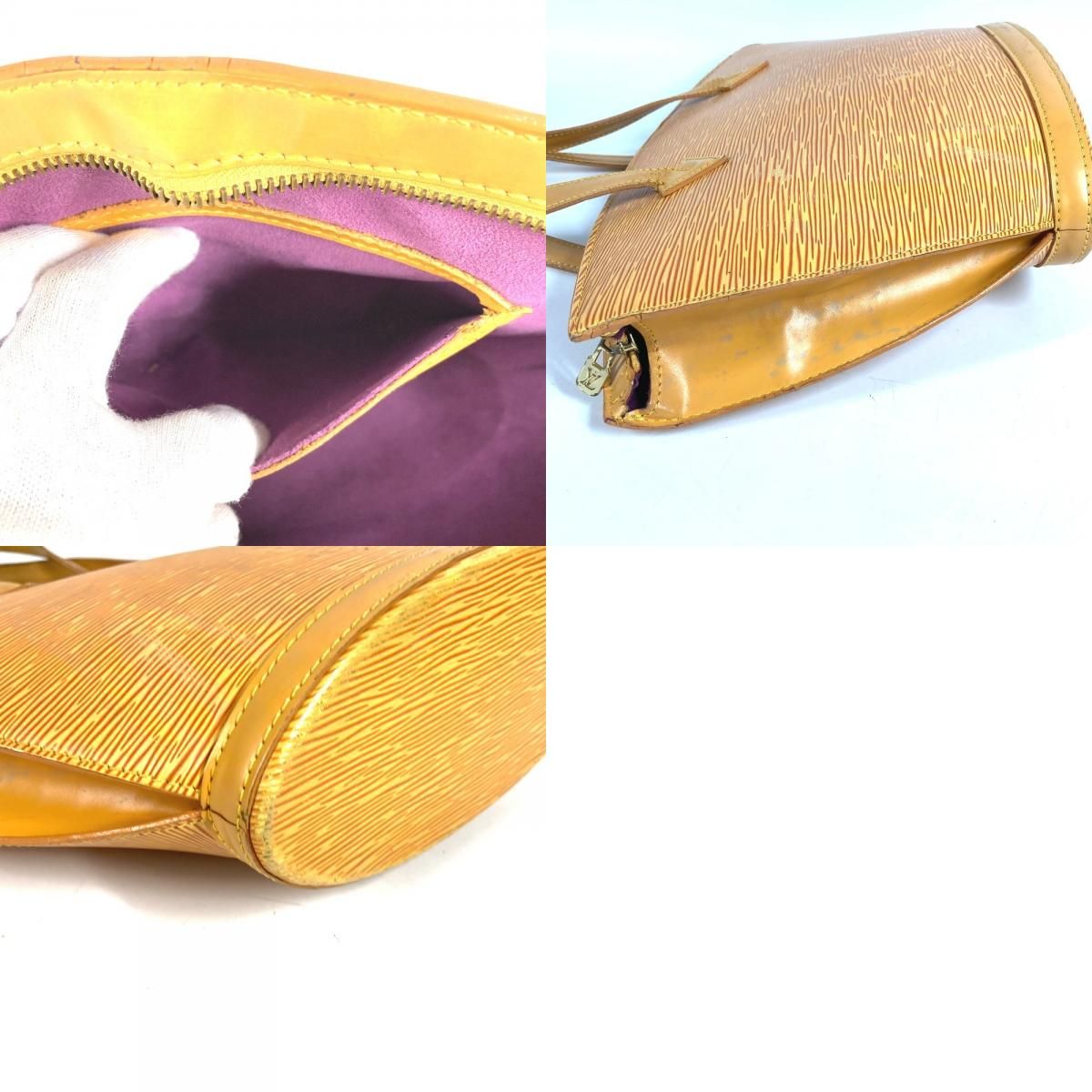 Louis Vuitton Handbag Saint Jacques Epi Leather Tassili Yellow — view 9
