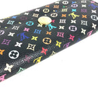 Louis Vuitton Wallet Portefeuille Sarah Monogram Multicolor Canvas Noir Black — view 7