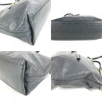 Louis Vuitton Handbag Bastille MM Monogram Empreinte Leather Noir Black — view 8