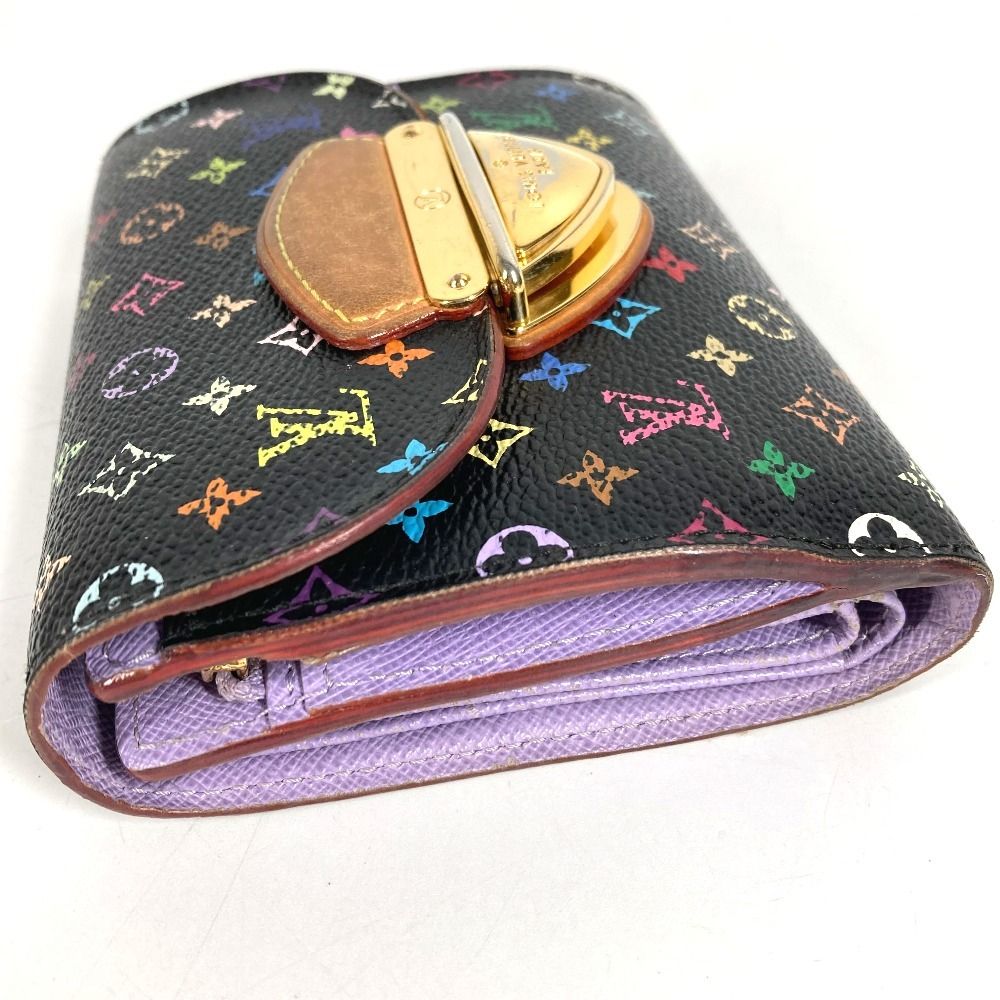 Louis Vuitton Trifold Wallet Portefeuille Joy Monogram Multicolor Canvas Violet — view 3