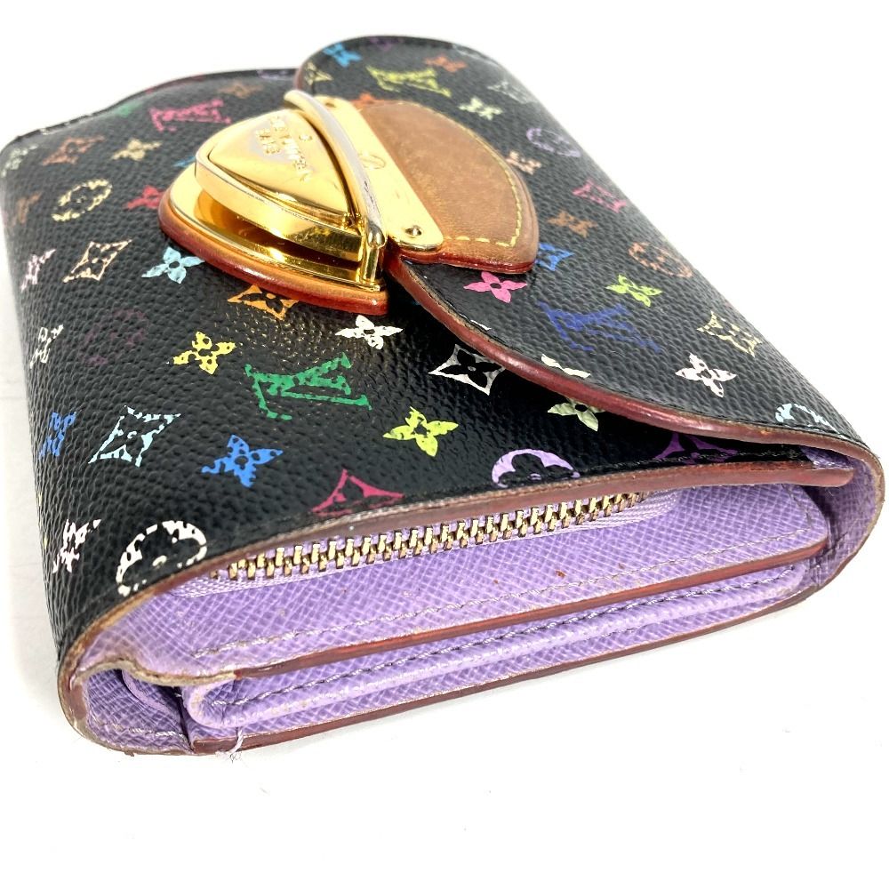Louis Vuitton Trifold Wallet Portefeuille Joy Monogram Multicolor Canvas Violet — view 6