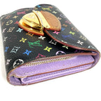 Louis Vuitton Trifold Wallet Portefeuille Joy Monogram Multicolor Canvas Violet — view 6