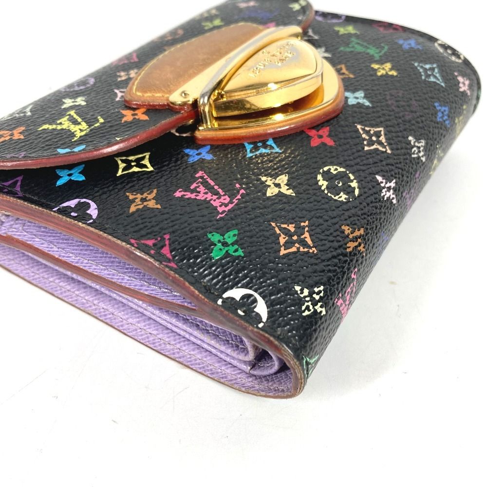 Louis Vuitton Trifold Wallet Portefeuille Joy Monogram Multicolor Canvas Violet — view 4