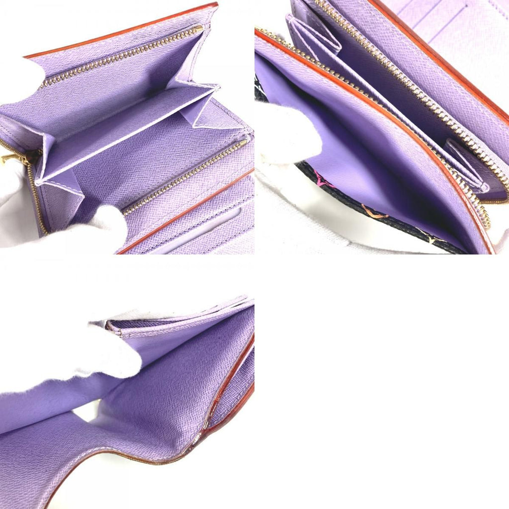 Louis Vuitton Trifold Wallet Portefeuille Joy Monogram Multicolor Canvas Violet — view 9