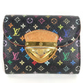 Louis Vuitton Trifold Wallet Portefeuille Joy Monogram Multicolor Canvas Violet