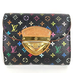 Louis Vuitton Trifold Wallet Portefeuille Joy Monogram Multicolor Canvas Violet