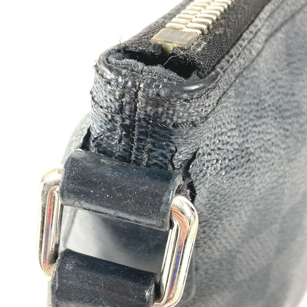 Louis Vuitton Shoulder Bag Mick PM Damier Graphite Canvas Black — view 4