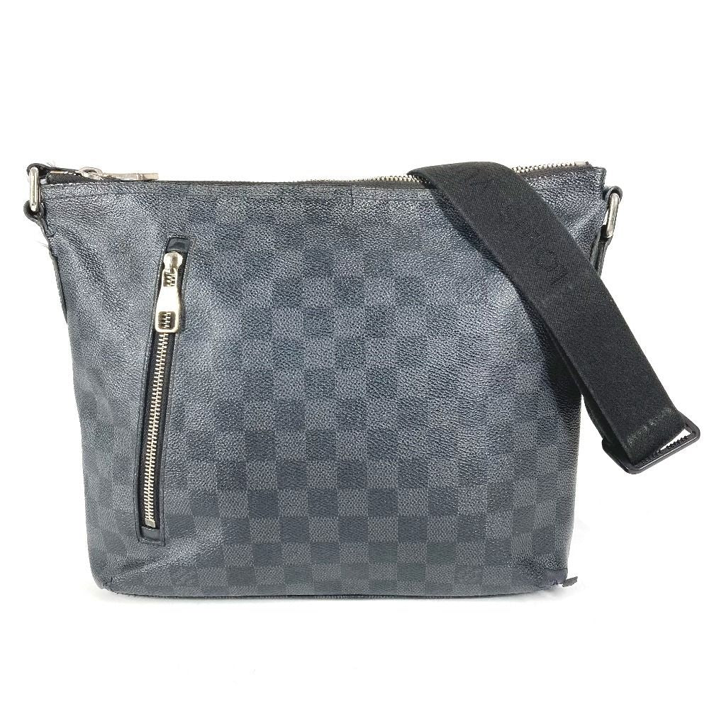 Louis Vuitton Shoulder Bag Mick PM Damier Graphite Canvas Black