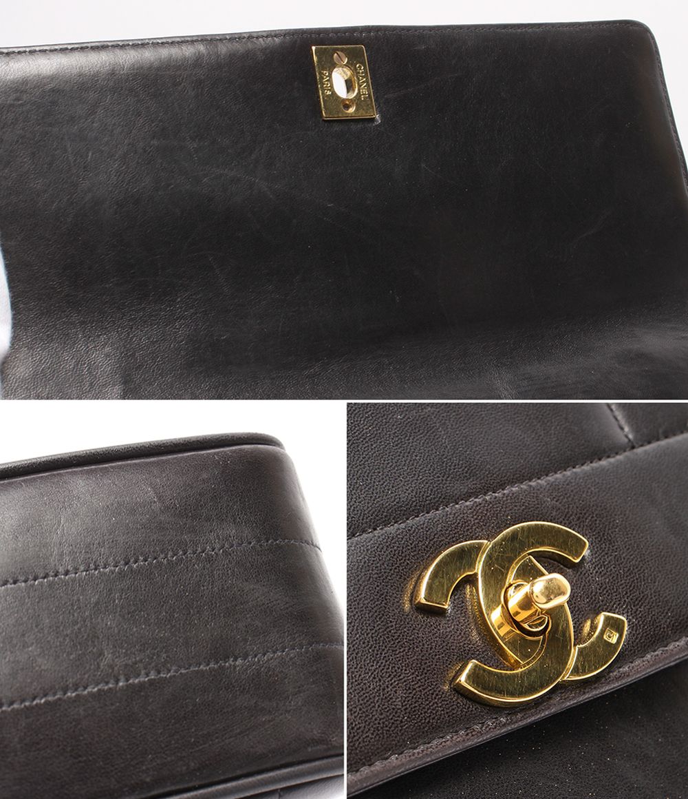 Chanel Handbag Gold Single Flap Mademoiselle Lambskin — view 8