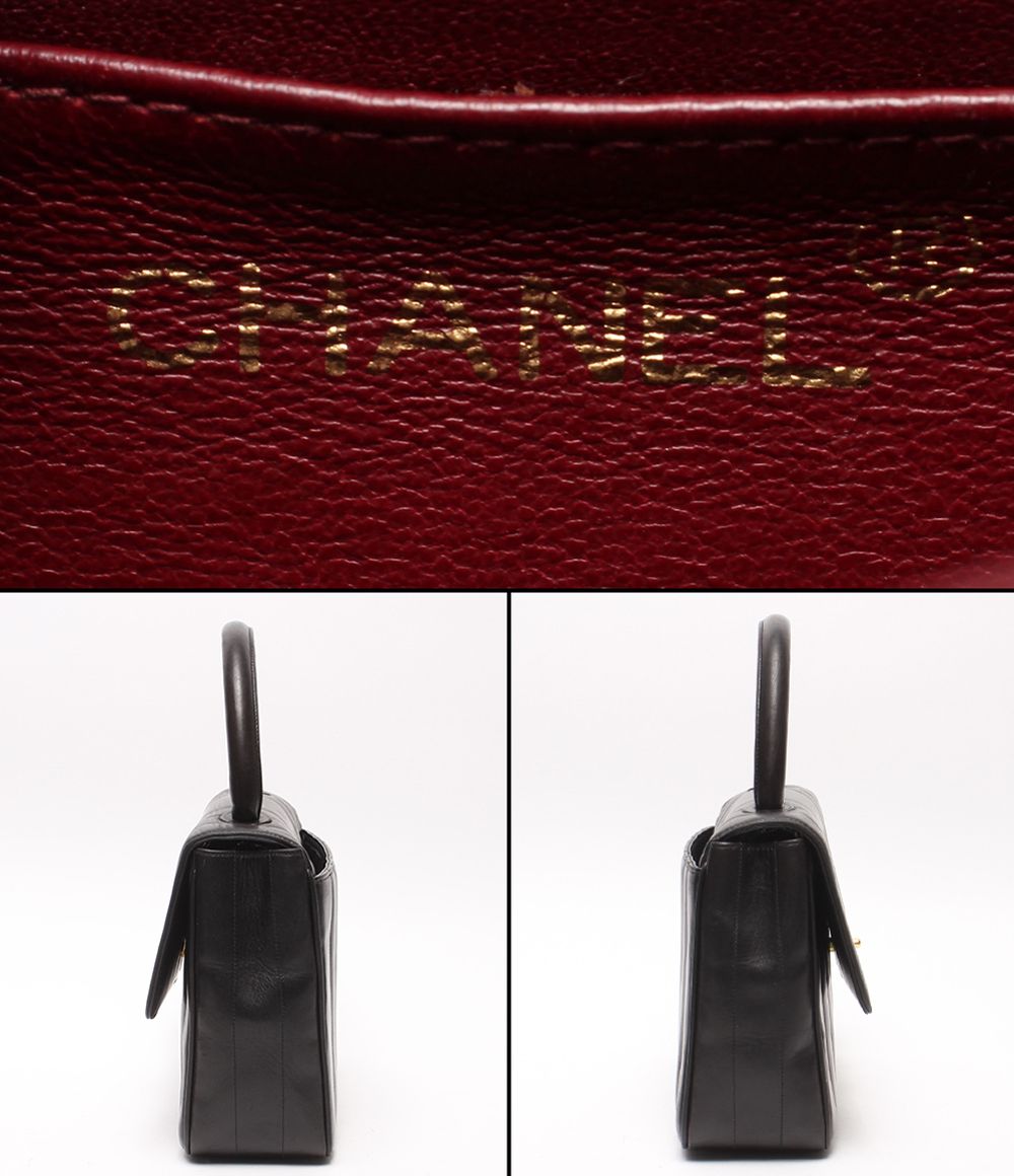 Chanel Handbag Gold Single Flap Mademoiselle Lambskin — view 4
