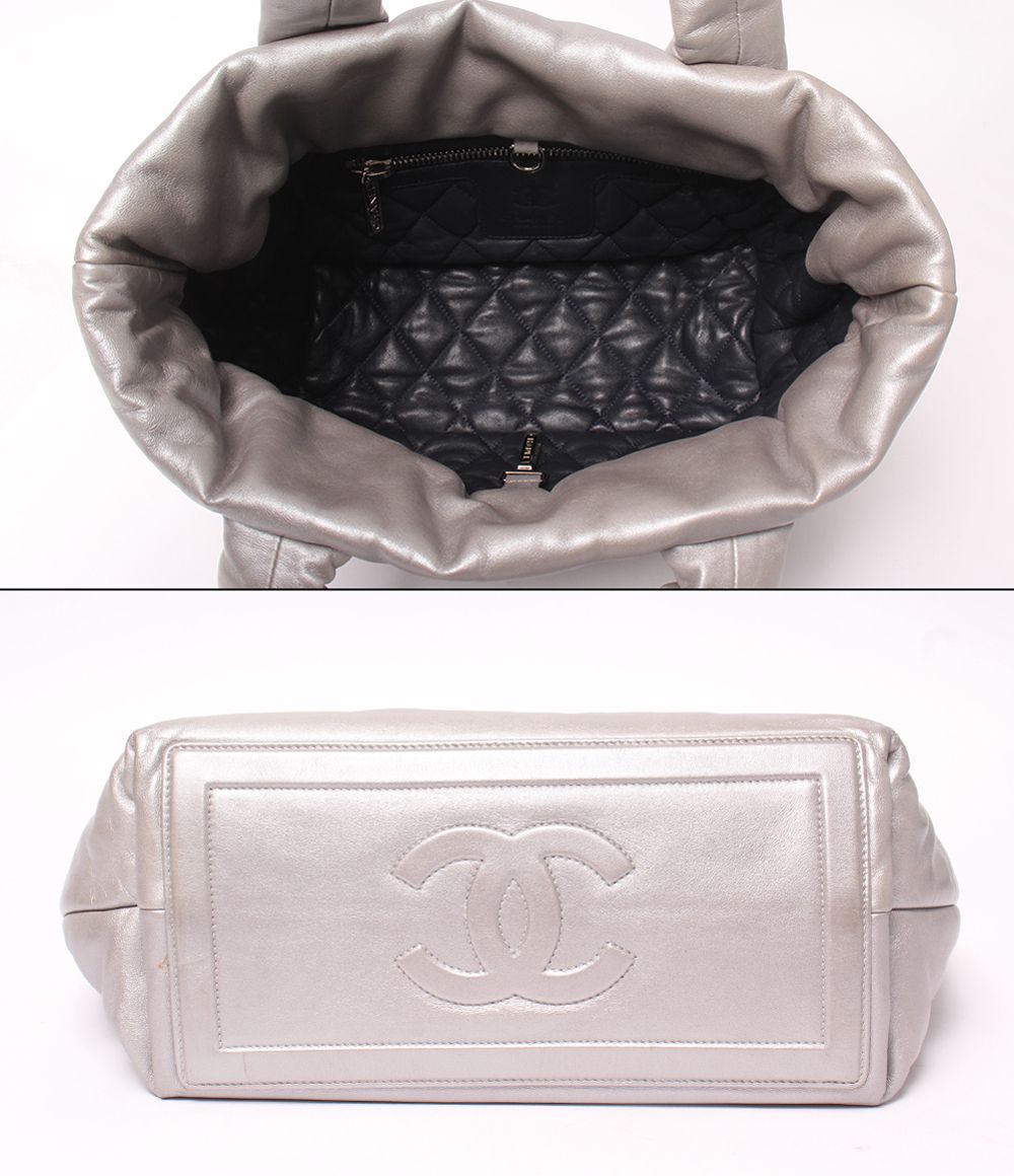 Chanel Tote Silver Coco Cocoon — view 3