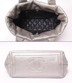 Chanel Tote Silver Coco Cocoon — view 3