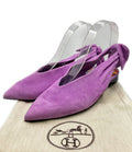 Hermes Pointed Toe Flat Sandals