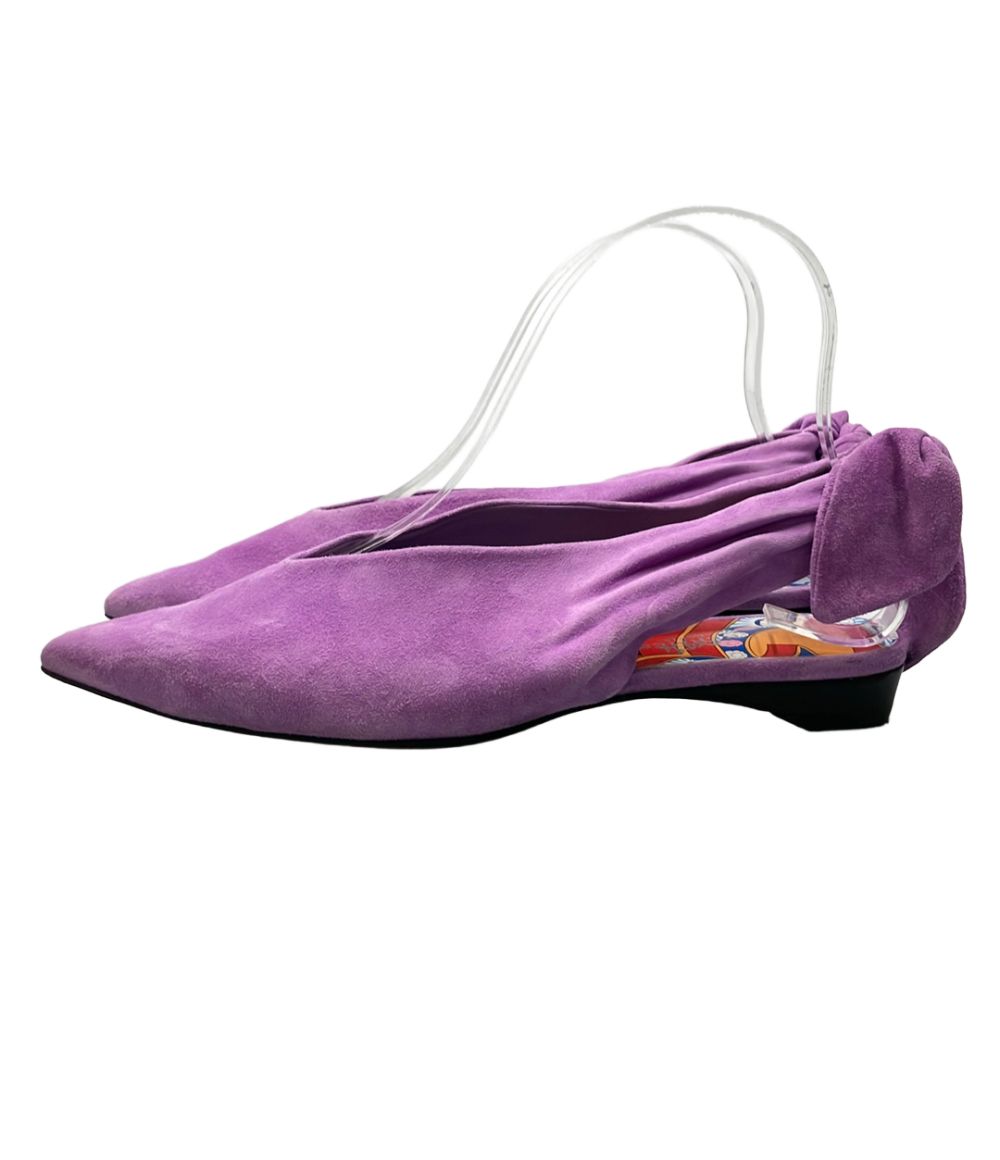 Hermes Pointed Toe Flat Sandals — view 2