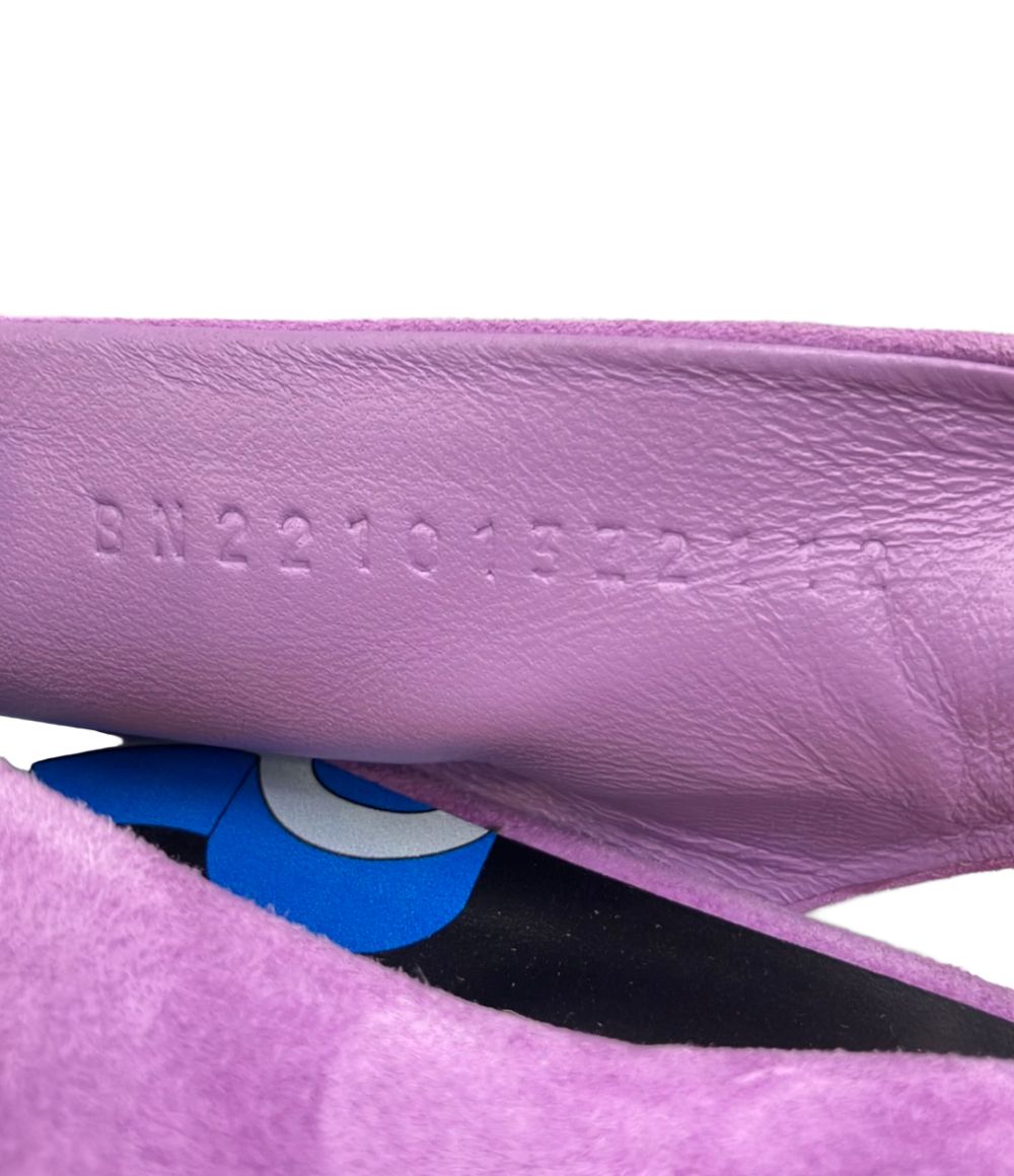 Hermes Pointed Toe Flat Sandals — view 5