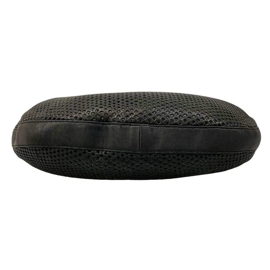 Dior Shoulder Bag Black Perforated Leather — view 5