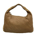Bottega Veneta Handbag Intrecciato Brown Beige Leather