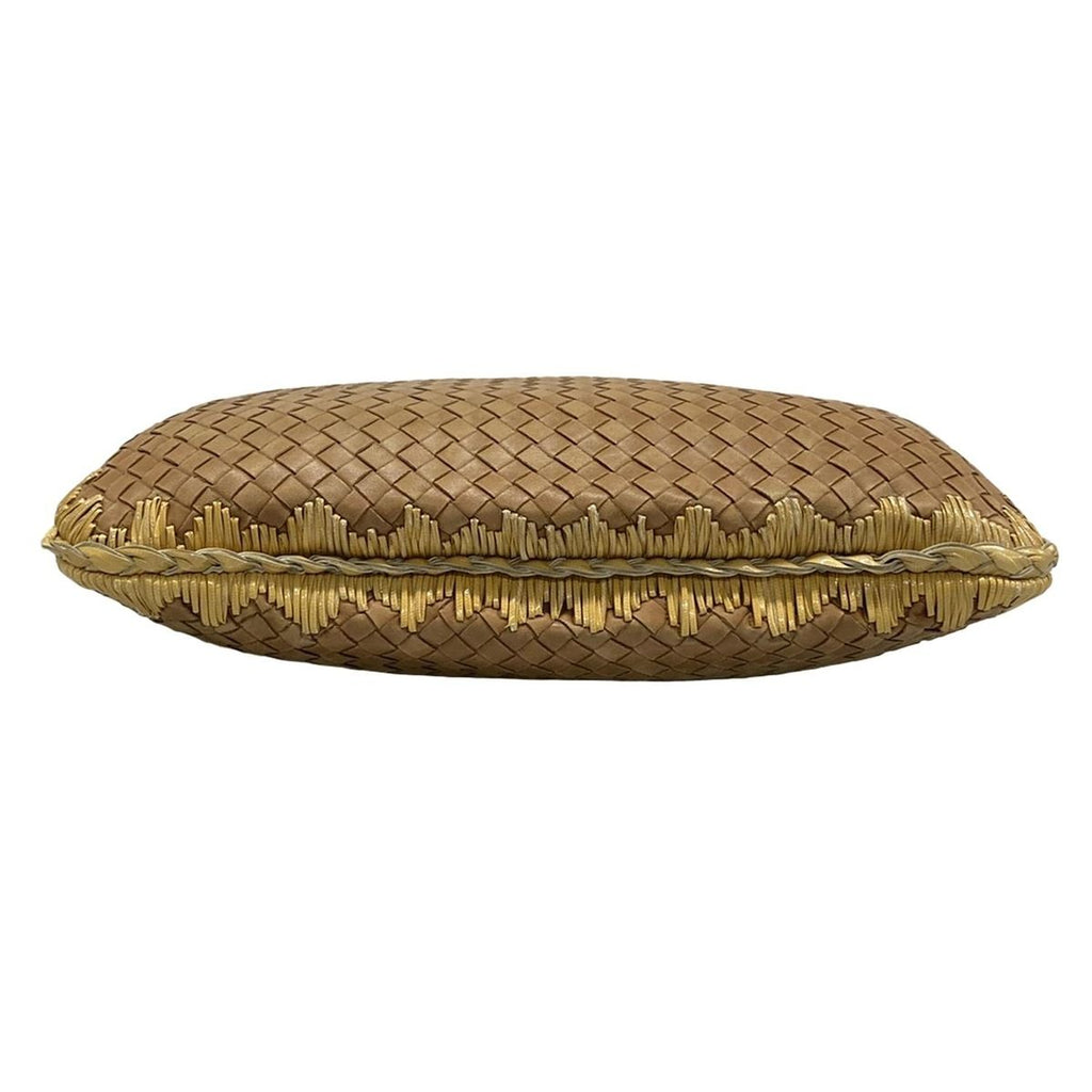 Bottega Veneta Handbag Intrecciato Brown Beige Leather — view 5