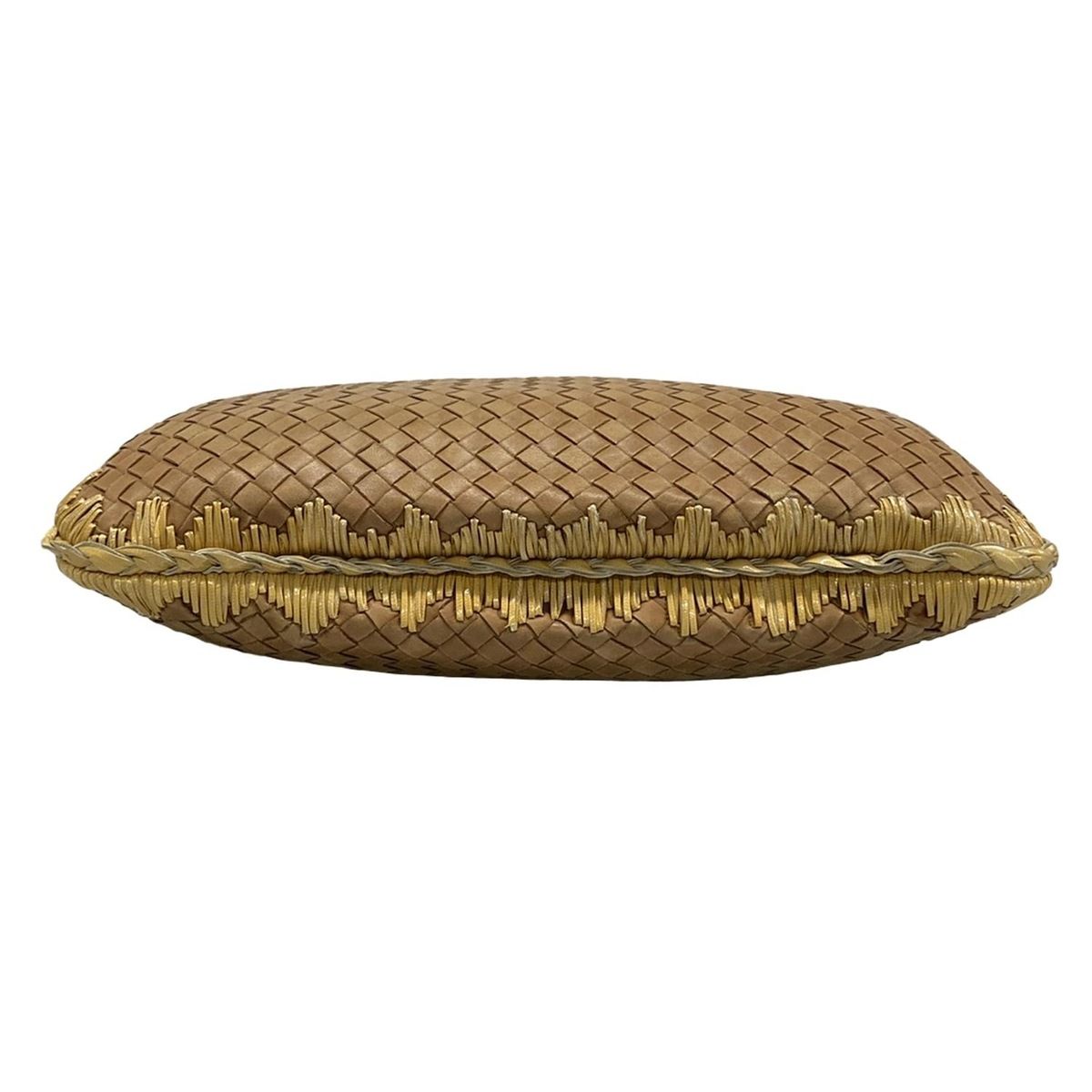 Bottega Veneta Handbag Intrecciato Brown Beige Leather — view 5