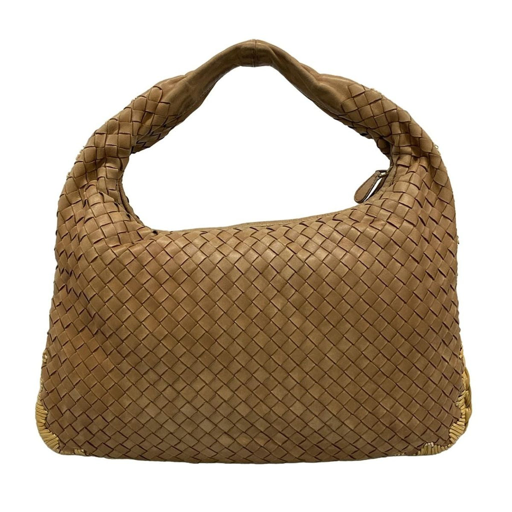 Bottega Veneta Handbag Intrecciato Brown Beige Leather — view 3