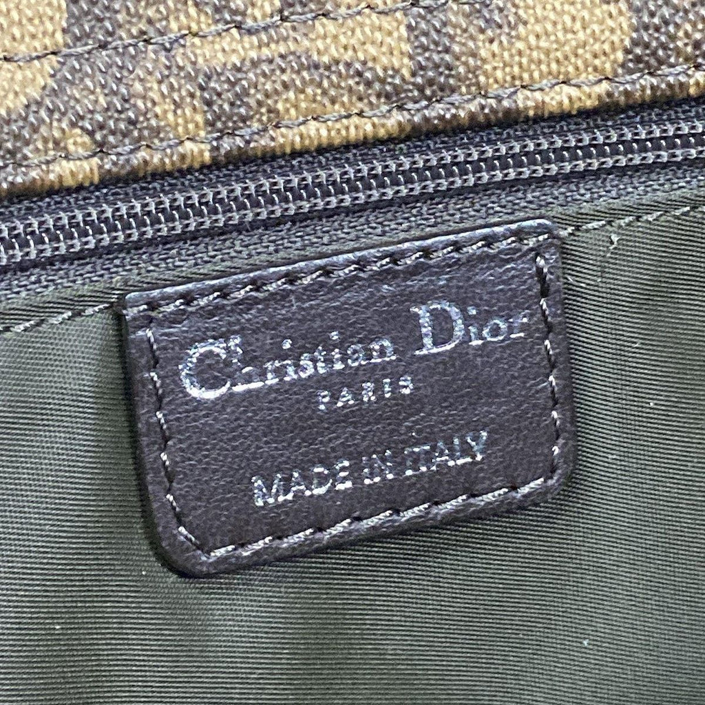 Dior Tote Romantic Trotter Dark Brown Chain Shoulder Leather — view 8