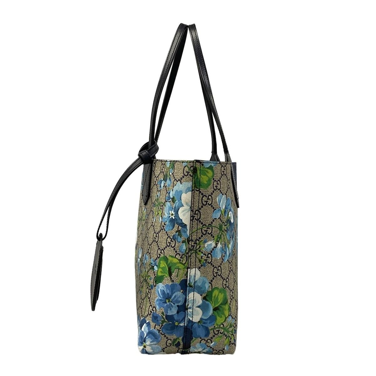 Gucci Tote GG Blue Musu Black Multi Leather — view 4