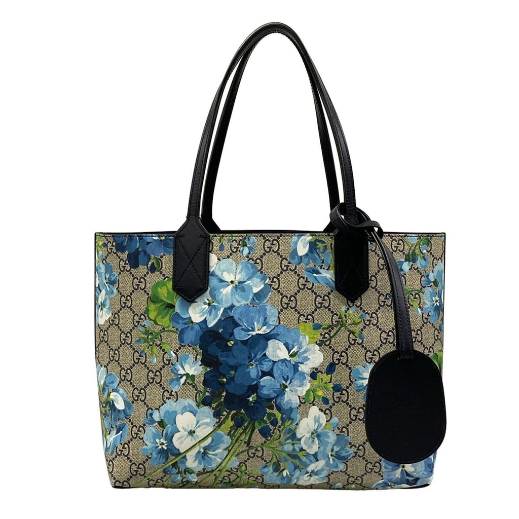Gucci Tote GG Blue Musu Black Multi Leather