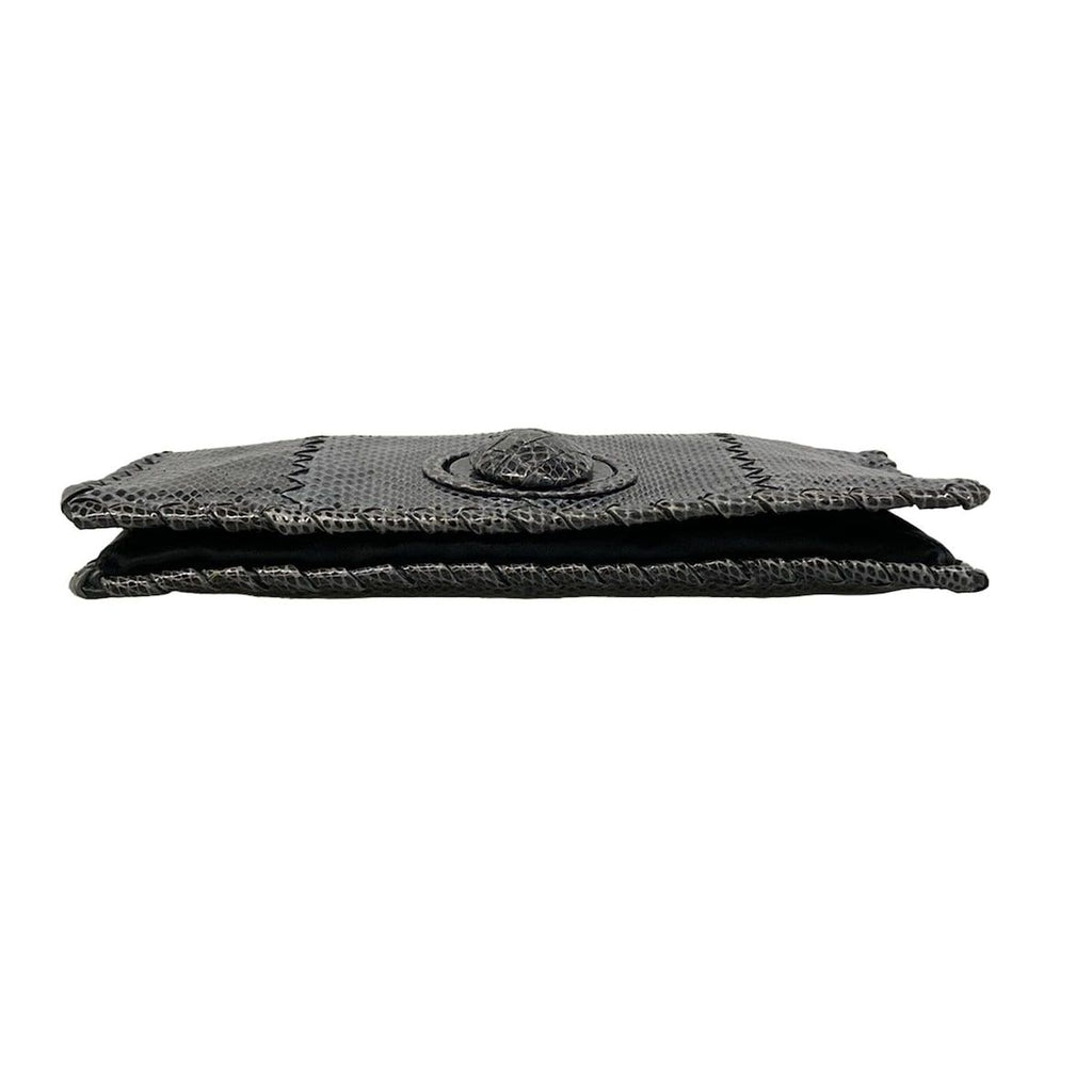 Bottega Veneta Clutch Intrecciato Navy — view 5