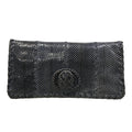Bottega Veneta Clutch Intrecciato Navy