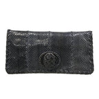Bottega Veneta Clutch Intrecciato Navy