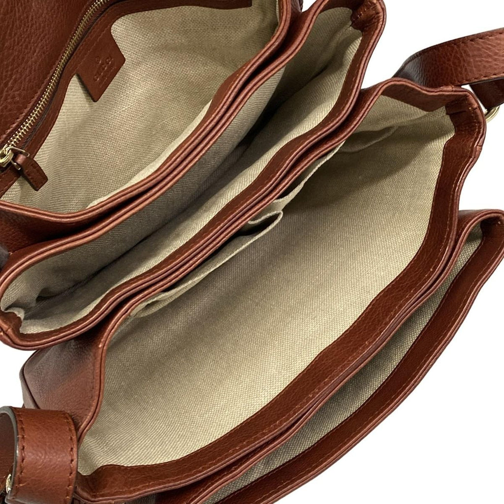 Gucci Shoulder Bag Marrakech Bordeaux Leather — view 7