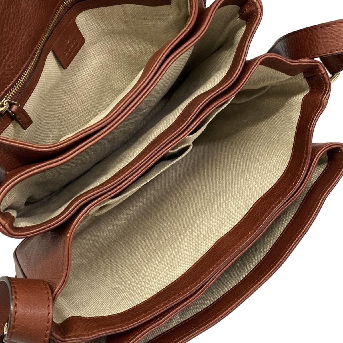 Gucci Shoulder Bag Marrakech Bordeaux Leather — view 7